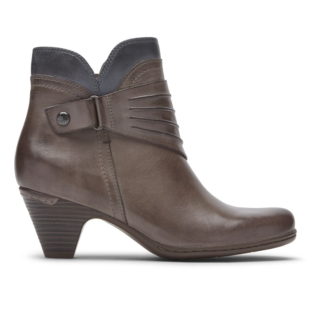 Rockport Canada Cobb Hill Adaline - Womens Ankle Boots Grey (DPR014257)